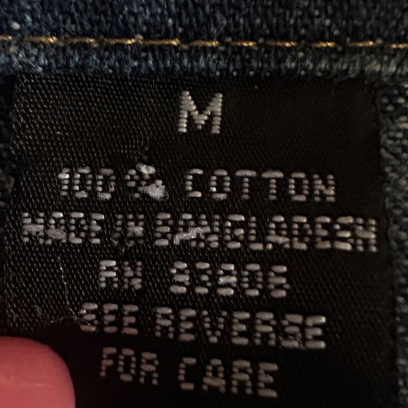 OFNY Denim Maxi Skirt Women’s M Y2K Cargo Side Pockets Jean Skirt mid rise - Picture 6 of 7